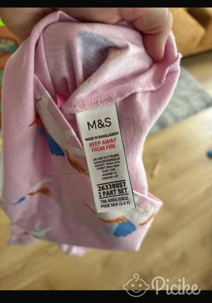 M&S kislány hosszú ujjú póló (