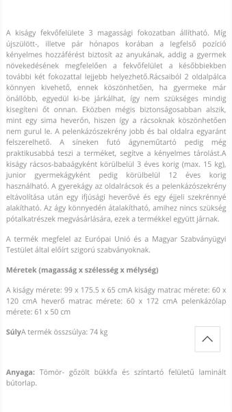 Kombi kiságy