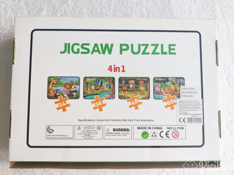 4in1 állatos kirakó