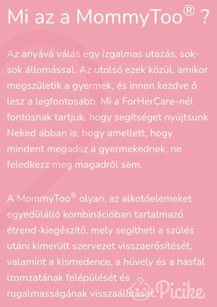 MommyToo szülés utáni vitamin / étrendkiegészítő