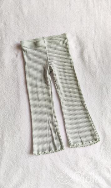 Bordázott bővülő leggings 98
