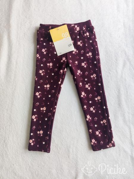 Címkés bélelt leggings 98
