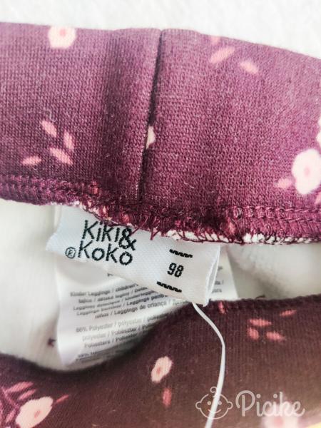 Címkés bélelt leggings 98