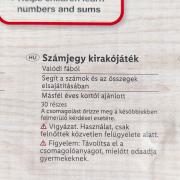 Számolós fa kirakó játék
