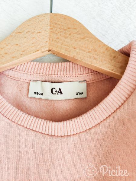 C&A szívecske mintás pulóver 98