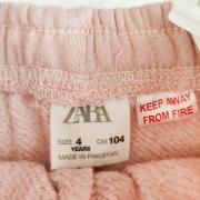 Zara rózsaszín melegítő nadrág 104