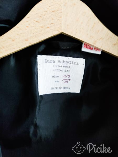 Zara fekete kabát 98