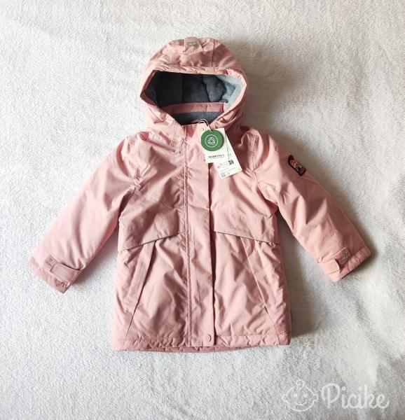 Címkés téli kislány kabát 104