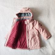 Címkés téli kislány kabát 104