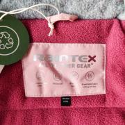 Címkés téli kislány kabát 104