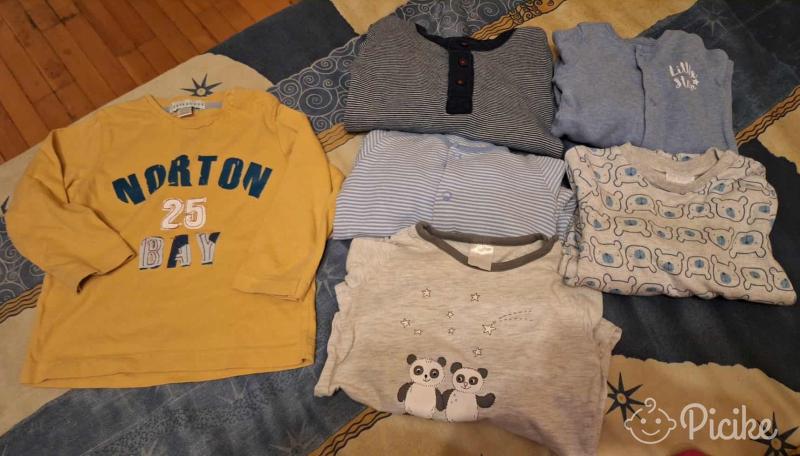 6/9hónapos kisfiúra hosszúujjú rugik,csomagár!