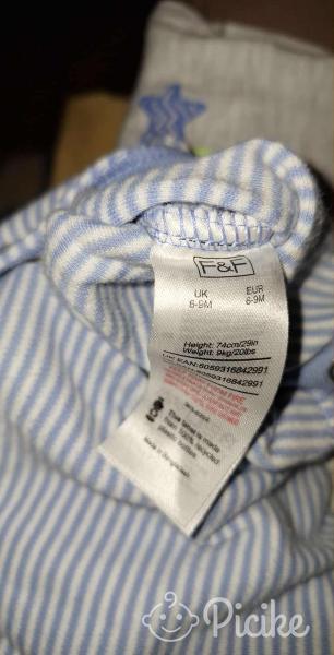 6/9hónapos kisfiúra hosszúujjú rugik,csomagár!