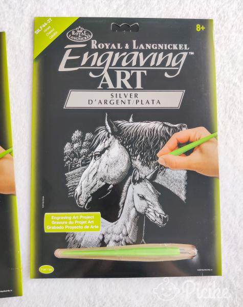 Lovak-Karckép gravírozó készlet karctűvel