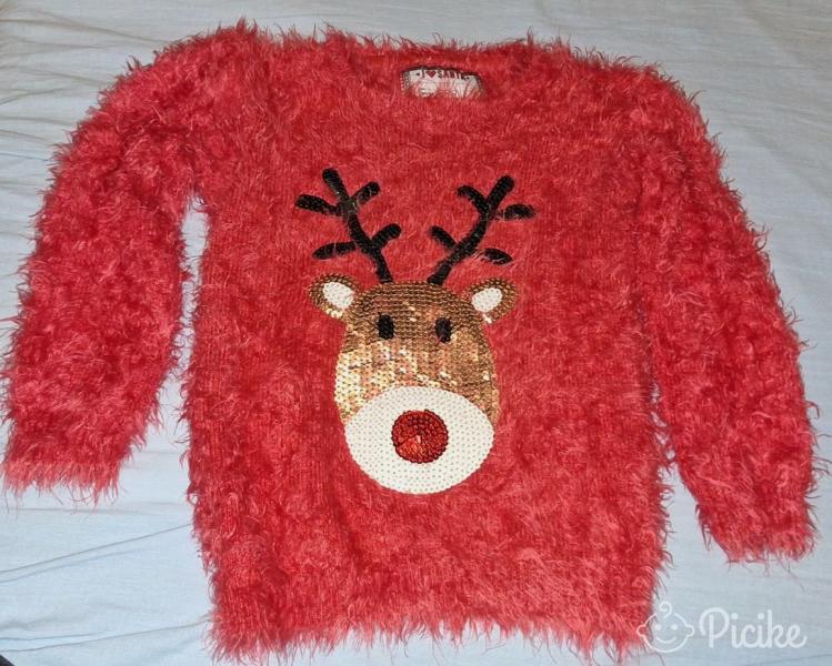 122es meleg rénszarvasos pulcsi