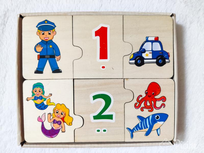 Számjegy fa kirakójáték