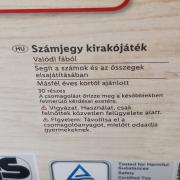 Számjegy fa kirakójáték