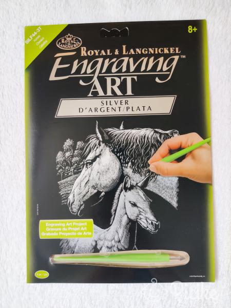 Lovak-Karckép gravírozó készlet karctűvel