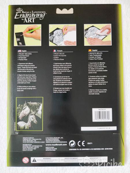 Lovak-Karckép gravírozó készlet karctűvel