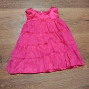 Rózsaszín fodros kisruha