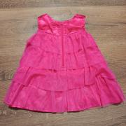 Rózsaszín fodros kisruha