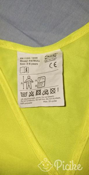 3-6évesre láthatósági mellény