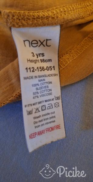 98/104 vékony dínós felső