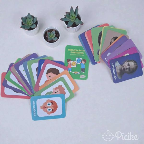 Érzelem kártyák gyerekeknek – érzelmi intelligencia fejlesztő játék