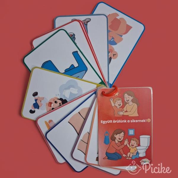 Együtt örülünk a sikernek! Fejlesztő motivációs kártyák a szobatisztaság támogatásához