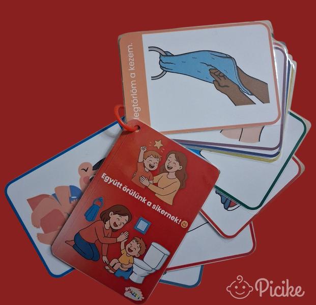 Együtt örülünk a sikernek! Fejlesztő motivációs kártyák a szobatisztaság támogatásához