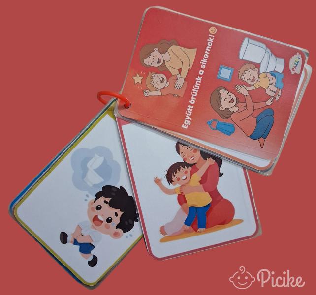 Együtt örülünk a sikernek! Fejlesztő motivációs kártyák a szobatisztaság támogatásához