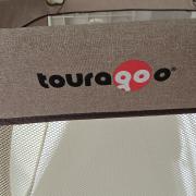 Touragoo utazó járóka matraccal 90x90 cm