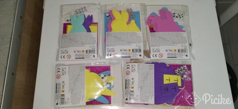 Kreatív játék csomag, húsvéti jellegű, 5 csomag, minden csomagban 4 db figura