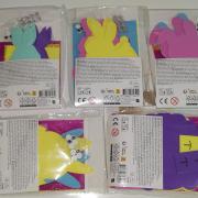 Kreatív játék csomag, húsvéti jellegű, 5 csomag, minden csomagban 4 db figura