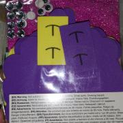 Kreatív játék csomag, húsvéti jellegű, 5 csomag, minden csomagban 4 db figura