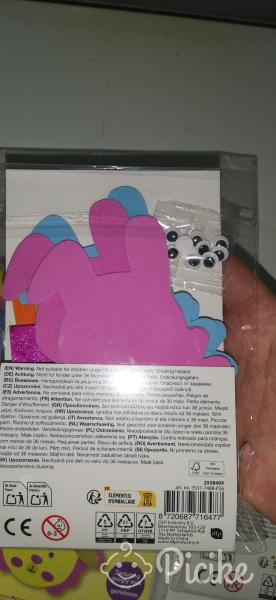 Kreatív játék csomag, húsvéti jellegű, 5 csomag, minden csomagban 4 db figura