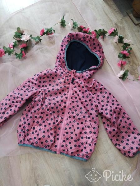 Lányka , F&F-s, átmeneti kabát, virágos mintás