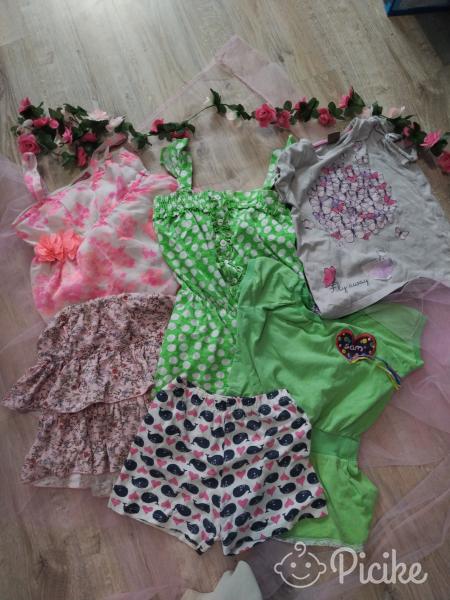 Lányka, 98-104-es ruhacsomag, tavaszi, nyári 2-3 évesre