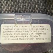 2db új szilikon cumi