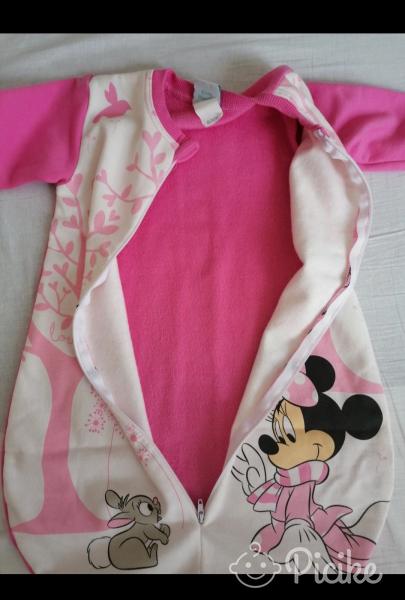 Minnie Mouse mintás rózsaszín baba hálózsák 62 cm