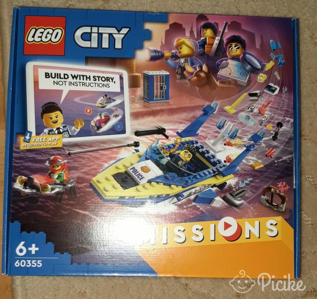LEGO CITY Missions készlet sztoriépítéssel (60355)