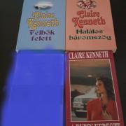 Claire Kenneth könyvek: Szívbok felett, Halálos háromszög, A Rubin Kereszt
