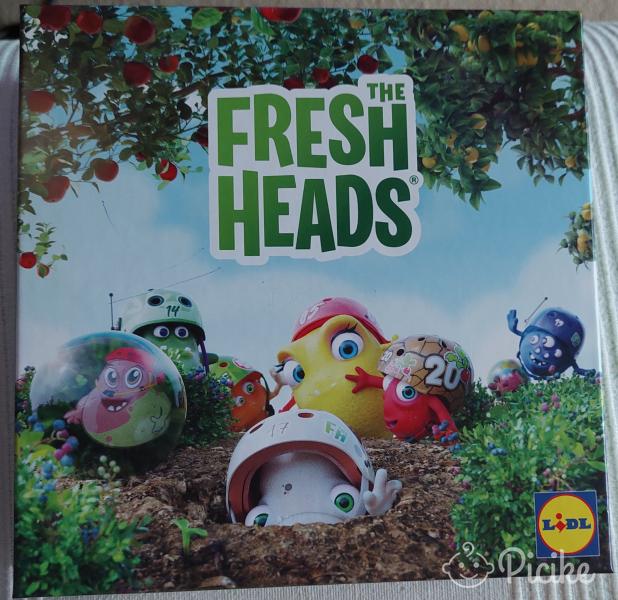 The Fresh Heads gyűjthető figurák - Képes gyűjtemény!  Lidl figurás üveggolyók