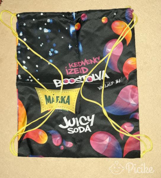 Stílusos Juicy Soda Márkás Húzózsinóros Tornazsák